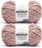 Bernat Forever Fleece Rose Hip Yarn - 2 Pack of 280g/9.9oz - Polyester - 6 Super Bulky - 194 Yards - Knitting/Crochet......