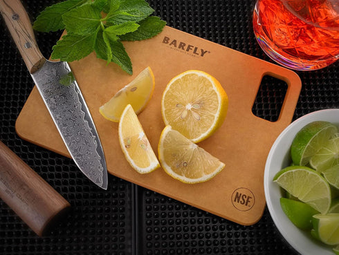 Barfly Bar Prep Cutting Board, 9-Inch x 6-Inch...