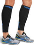 Calf Compression Sleeve for Men Women (1 Pair), Leg Support Footless Compression Socks for Running - Shin Splint Varicose Veins Swelling & Pain Re...