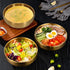 7.3In Gold Large Stainless Steel Soup Bowl, 35OZ Double Walled Sashimi Dish, Unbreakable Serving Bowl Rice Bowls Soup Bowl Salad Bowl Noodle Bowl ...