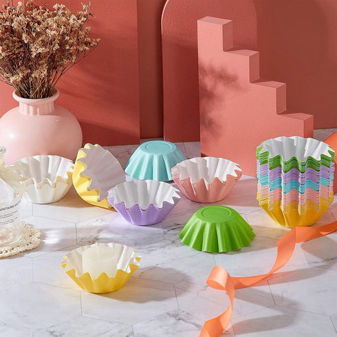 Boao Wax Melt Liners Reusable Wax Warmer Containers Leakproof Cups for Scented Candle, Paper Holders for Electric Pluggable Melter and Burner(Blue...