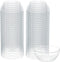 R-kay 6 Oz Clear Plastic Bowls - 50 Pack disposable bowls - Premium Hard Small Plastic Bowls - Heavy Duty Ice Cream Bowls Disposable Dessert Bowls...