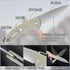 FLISSA Pocket Knife, Folding Tactical Knife with G10 Handle, D2 Blade, Liner Lock, Pocket Clip, EDC Knife for Hiking, Camping, Survival, Indoor an...
