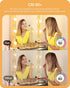 EDISHINE 4 Pack G25 LED Globe Light Bulbs CRI90+, Vanity Light Bulbs for Bathroom 5W Equivalent 25W 2700K Warm White 450LM, Globe Light Bulbs Over...