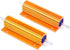 100 Watt 20 Ohm 5% Wirewound Resistor Electronic Aluminium Shell Resistors Gold (Pack of 2)...