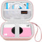 Canboc Hard Carrying Case for KODAK Printomatic Digital Instant Print Camera, Mesh Bag fit Photo Paper, Cable, Rose Gold...