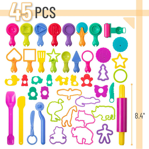 Mr. Pen- Play Dough Tools Kit, 45 Pcs, Playdough Toys, Playdough Sets for Kids, Playdough Accessories, Molds for Play Dough, Playdough Toys for Ki...