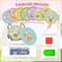 Whaline 8Pcs Easter Diamond Drawing Coasters with Holder, DIY Diamond Drawings Coasters, Colorful Bunny Rabbit Egg Diamond Drawing Kits for Adults...