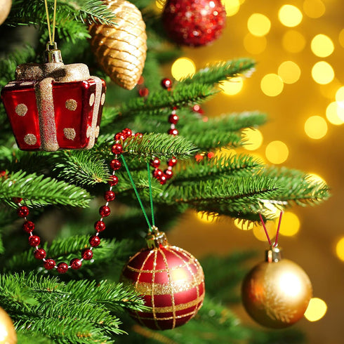 1000 Pieces Ornament Precut Cord Hangers with Snap Fastener Polyester Precut Hanging Ropes for Christmas Tree Holiday Party Hanging Decoration Str...