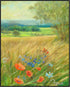 Posterizer 1 pcs-serene meadow scene in classic oil painting art style 2-Collectibles & Fine Art-Landscape & Nature Art-Gift for Men Women Teens- ...