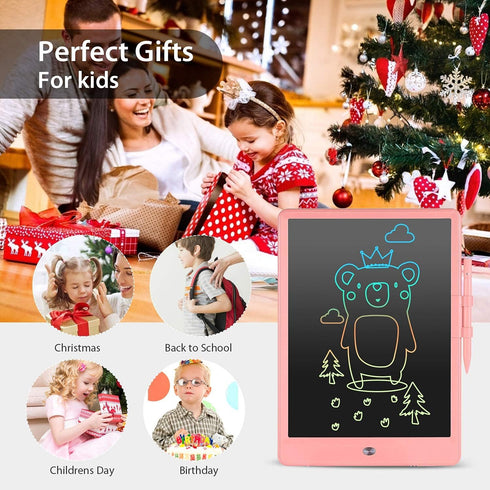 LCD Writing Tablet for Kids Doodle Board with Bag, Electronic Digital Colorful Screen Drawing Tablet, Etch a LEYAOYAO 10-Inch Drawing Pad Sketch P...