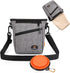 Ownpets Dog Training Pouch, Pet Treat Training Pouch with Collapsible Bowl, Shoulder Strap & Waist Strap, 4 Ways to Wear, Practical Training Bag f...
