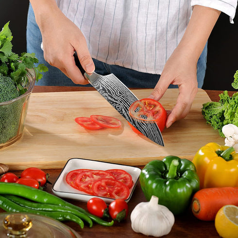 Chef Knife, 8 inch Chef's Knife, Super Sharp Professional German High Carbon Stainless Steel Cooking Kitchen Knives-Rust Resistant,with Micarta Ha...