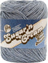 Lily Sugar 'N Cream 10200101118 The Original Solid Yarn, 2.5oz, Medium 4 Gauge, 100% Cotton - Grey - Machine Wash & Dry...