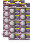 20 Pack CR1632 Battery Long Lasting 1632 3V Lithium Coin Batteries for Car Key Fob Watch Keyless Remote Scale Ring Sensor Battery...