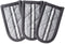 DII Double Strip Chef Kitchen Cooking & Baking Collection, Pan Handle Set, 6x3, Mineral Gray, 3 Piece...