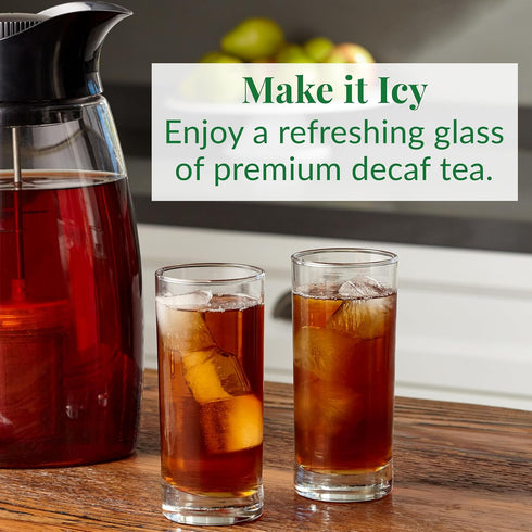 The Republic of Tea - Decaf Vanilla Almond Black Tea Tin, 50 Tea Bags, Environmentally- Friendly Decaffeinated Tea...