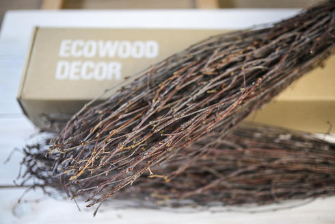 100 pcs Birch Twigs for vase decoration. Set of 2 Bundles of Branches 100% natural sticks 17 inches...
