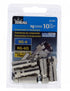 IDEAL Electrical 92-651 RTQ XR RG-6 Reg/Tri/Quad Compression F-Connector, (Card of 10), Silver...