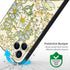 Berkin Arts Compatible with iPhone 11 Pro Case Silicone Cover with Screen Protector Art Nouveau Floral Flower (Clematis by Alphonse Mucha)...