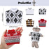 4 Pieces Guinea Pig Clothes Costume for Guinea Pig Ferret Sweater Bunny Hamster Clothing Guinea Pig Outfits Small Animal Warm Vest Winter Pet Swea...
