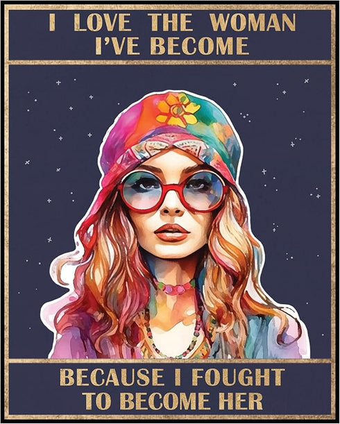 Posterizer 1 pcs-inspiring and positive feminine art-Motivational & Inspirational Art-Inspirational Women's Art-Gifts for Women-Living Room Bedroo...