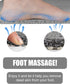 Bathroom Shower Mat Non-Slip Soft PVC Supportive Textured Quick Drain Loofah Foot Massage Multifunctional Floor Mat for Home & Hotel (Grey, 16"*24...