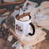 3dRose Happy Festivus Red Mug, Black/White, 11 oz...