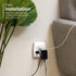 GE 6-Outlet Extender Wall Tap, 2 Pack, Grounded Adapter, Charging Station, 3-Prong, Secure Install, UL Listed, White, 46852...