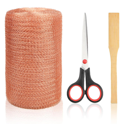 Copper Mesh Rodent Control, 5 in x 35 ft Proof Wire Screen Roll for Mice Rat Rodent, Bat & Snail, DIY Blocker Weep Hole Filler & Wool Mouse Trap...