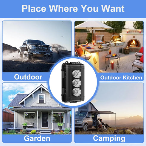 Upgraded Waterproof Magnetic GPS Tracker Box, Magnetic Key Holder for Car Fit for GL300, GL200, GL300W, GL300MA, Fits Most Brands GPS, Magnetic GP...