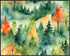 Posterizer 1 pcs- mountains and trees beautiful landscape nature 6-Landscape & Nature Art-Floral Botanical Art- Decor for Home & Office- unframed ...