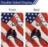 God Bless America 4th of July Garden Flag Patriotic Birds House Flag 12x18 Inch Double Sided, America Independence Day Flag Memorial Day Yard Bann...