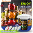 Higher Torque and One Touch Electric Jar Opener Easy Remove Almost Size Lid with Auto-Off, Powerful Bottle Opener for Arthritic Hands, Automatic J...