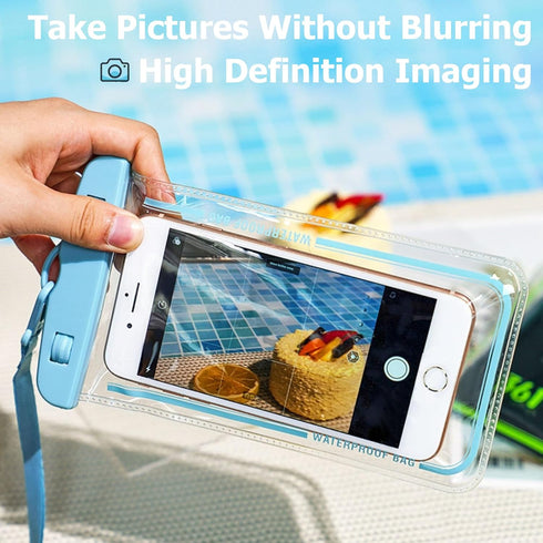 4 Pack Underwater Waterproof Phone Pouch, IPX8 Waterproof Phone Case with Lanyard, Multicolor Waterproof Case for iPhone 15 14 13 Pro Max Waterpro...