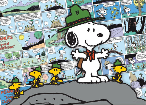 AQUARIUS Peanuts Snoopy Beagle Scouts - Comic 1000 Piece Jigsaw Puzzle(1000 Piece Jigsaw Puzzle) - Glare Free - Precision Fit - Officially License...