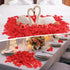 3000 PCS Dark Red Artificial Silk Rose Petals for Romantic Night, Wedding, Party, Anniversary Flower Decorations...