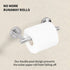 Brushed Nickel Toilet Paper Holder,Toilet Paper Holder Wall Mount for SUS 304 Stainless Steel, Double Post Pivoting Toilet Paper Roll Holder,Toile...