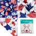 CuteBone 4th of July Dog Shirts 2-Pack Soft Pet Clothes Breathable Summer Vest for Small Puppy and Stretchy Cat Apparel 2BX13XL...