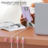 Magnetic Cord Organizer Holder, 6 Pack Desk Cable Clips Management, Hide Phone Charging Cable Keeper, Strong Adhesive Wire Charger Holder for Nigh...