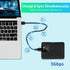 Micro B Cable, USB 3.0 A Male to Micro USB 3.0 Sync Cord,Data Wire for Toshiba,Seagate,Samsung,WD, My Passport and More External Hard Drive(1ft/35...