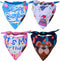 Large Spring Dog Bandanas 4Pack,Dog Scarf,Dog Birthday Bandana,dog bandanas boygirl,Premium Durable Fabric,Adjustable Fit,Unique Shape,Provide Var...