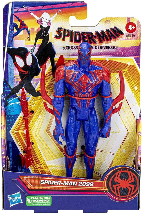 Marvel Spider-Man: Across The Spider-Verse Spider-Man 2099 Toy, 6-Inch-Scale Action Figure, Super Hero Toys, Ages 4 and Up...