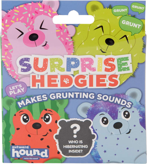 Outward Hound Surprise Hedgies Dog Toys - Unbox and Surprise! Collect all 3 Grunting Hedgies Dog Toys!...