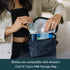 Ameda Breastmilk Storage Bottles with Lock-Tight Cap | 4.4 Ounce Breast Milk Storage Containers for Fridge (4 Count) | Breastmilk Storage Bag Alte...