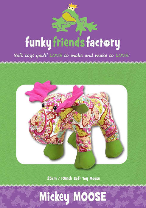 Funky Friends Factory Mickey Moose Sewing Pattern...