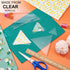 BENECREAT 6Pcs Free Motion Triangle Quilting Template Set, Acrylic Transparent Quilting Rulers for Machines Quilting DIY Designs On Shirts...