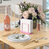 Napkin Holder for Table, Pink Kitchen Accessories Appliances for Table Farmhouse Cocktail Picnic Rustic Bamboo Iron Wood Holders for All Dining Ro...