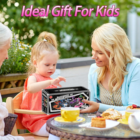 RC Cars, Pink Remote Control Car Toys for 3 4 5 6 7 8 -12 Year Old Girls, 2.4Ghz Transformation Robot RC Cars with Headlight& One-Button Deformati...