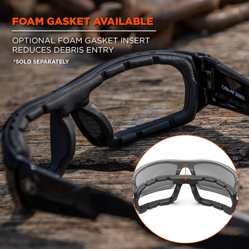 Ergodyne ODIN Skullerz Odin Safety Sunglasses, Smoke Lens, Black...